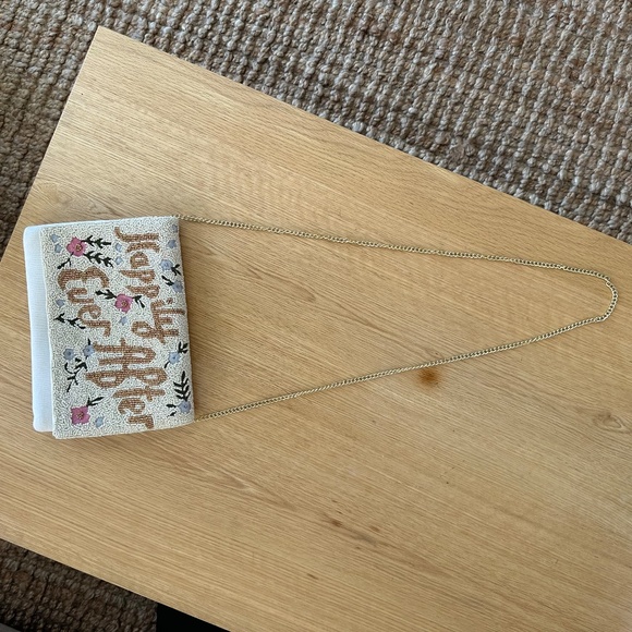 HAPPILY EVER AFTER BEADED CLUTCH PURSE - Picture 4 of 4